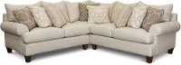 Traditional Beige Sectional Sofa with RAF Sofa - Swift-3