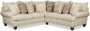 Traditional Beige Sectional Sofa with LAF Sofa - Swift