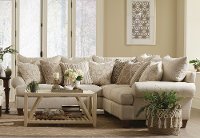 Traditional Beige Sectional Sofa with LAF Sofa - Swift-2