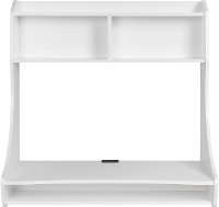 Small Wall Mount White Desk-4