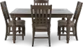 Balboa Park Roasted Oak 5 Piece Dining Set