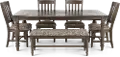 Balboa Park Roasted Oak 6 Piece Dining Set