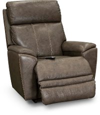 P1M-754/LB159053 Gray Rocker Recliner with Massage and Heat - Talladega