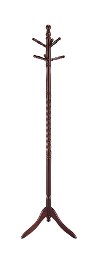 Merlot Traditional Twisted Center Coat Rack - Abel