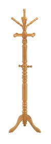 Warm Honey Traditional Coat Rack - Alexis