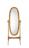 Honey Traditional Cheval Mirror - Adonis