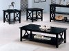 Merlot Brown 3 Piece Coffee and End Table Set