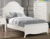 French Country White Twin Bed - Chase