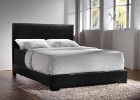 Black Twin Upholstered Platform Bed - Westfield