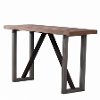 Transitional Espresso Brown Sofa Table - Auburn