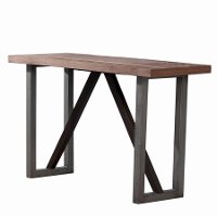 Transitional Espresso Brown Sofa Table - Auburn