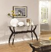 Casual Glass Top Sofa Table - Cooper
