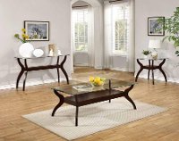 Casual Glass Top Sofa Table - Cooper-2