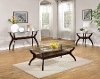 Casual Glass Top Coffee Table - Cooper