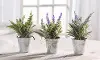 Assorted Faux Lavender Plant Arrangement