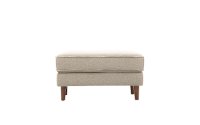 Mid Century Modern Taupe Gray Loveseat - Tacoma-4