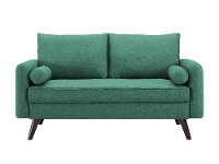 Modern Seafoam Green Loveseat - Carson