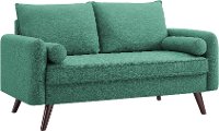 Modern Seafoam Green Loveseat - Carson-3
