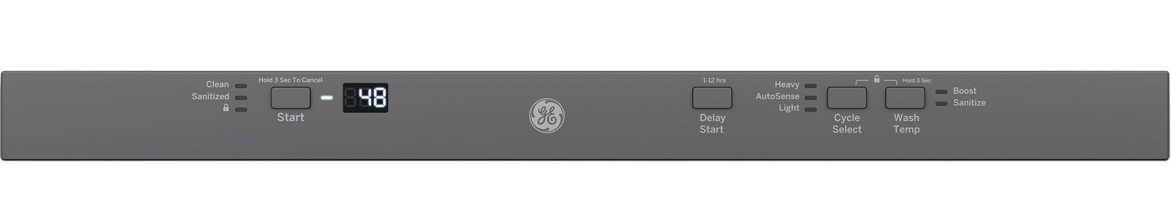 GDT225SSLSS GE 24 Inch Top Control Dishwasher - Stainless Steel-2