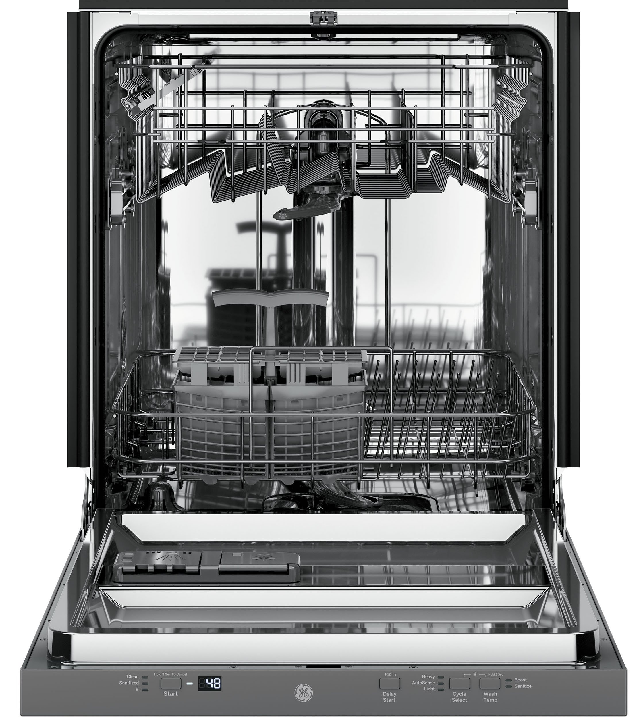 GDT225SSLSS GE 24 Inch Top Control Dishwasher - Stainless Steel-3