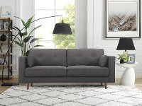 Mid Century Modern Dark Gray Sofa - Tacoma-2