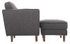Mid Century Modern Dark Gray Chair - Tacoma