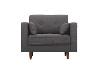 Mid Century Modern Dark Gray Chair - Tacoma-7