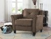 Casual Contemporary Brown Chair - Harrington