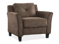 Casual Contemporary Brown Chair - Harrington-3
