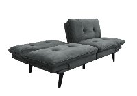 Serta Gray Queen Convertible Sofa Bed - Florence