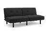 Serta Black Queen Convertible Sofa Bed - Hailey -1