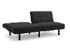 Serta Black Queen Convertible Sofa Bed - Hailey -2