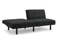 Serta Black Queen Convertible Sofa Bed - Hailey-2