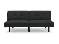 Serta Black Queen Convertible Sofa Bed - Hailey-5