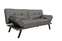 Serta Dark Gray Queen Convertible Sofa Bed - Dorian-4