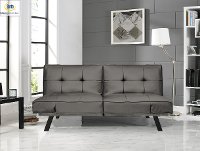 Serta Dark Gray Queen Convertible Sofa Bed - Dorian-5
