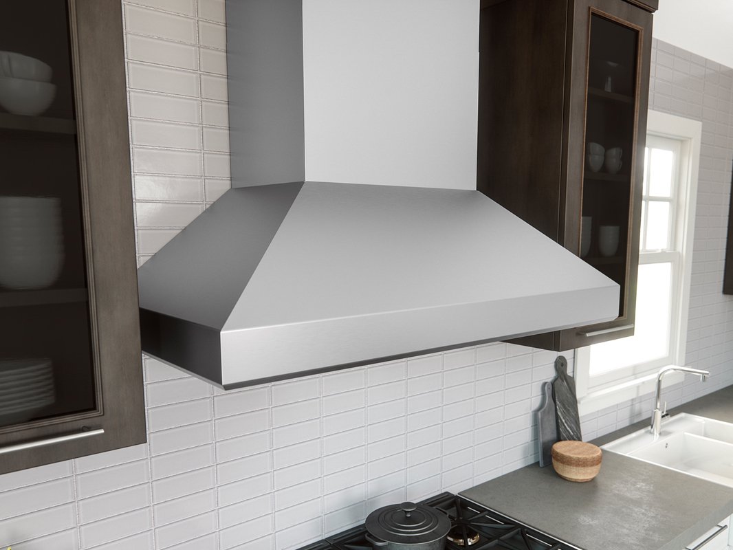 AK7636AS Zephyr 36 inch Wall Hood - Stainless Steel-3