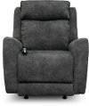 SoCozi Charcoal Gray Power Rocker Recliner - View Point