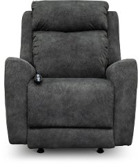 SoCozi Charcoal Gray Power Rocker Recliner - View Point