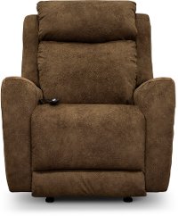 SoCozi Mocha Brown Power Rocker Recliner - View Point