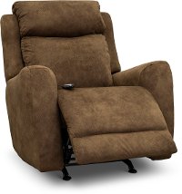 SoCozi Mocha Brown Power Rocker Recliner - View Point-2