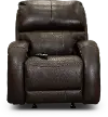 Fame SoCozi Brown Leather-Match Rocker Power Recliner