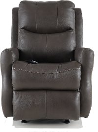 SoCozi Fossil Leather-Match Rocking Power Recliner - Jack