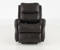 SoCozi Fossil Leather-Match Rocking Power Recliner - Jack-2