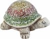 6 Inch Multi Color Mosaic Cement Turtle Sculpture