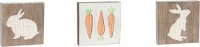 Assorted Multi Color MDF and Knit Easter Silhouette Block