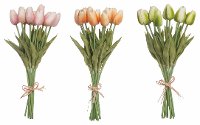 Assorted Faux Tulip Bouquet Arrangement