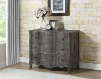 Distressed Pine Brown 3 Drawer Dresser Chest - Dylan-2