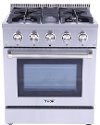 HRG3080U Thor HRG3080U 30 Inch Professional Gas Range - Stainless Steel