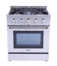 HRG3080U Thor HRG3080U 30 Inch Professional Gas Range - Stainless Steel-5